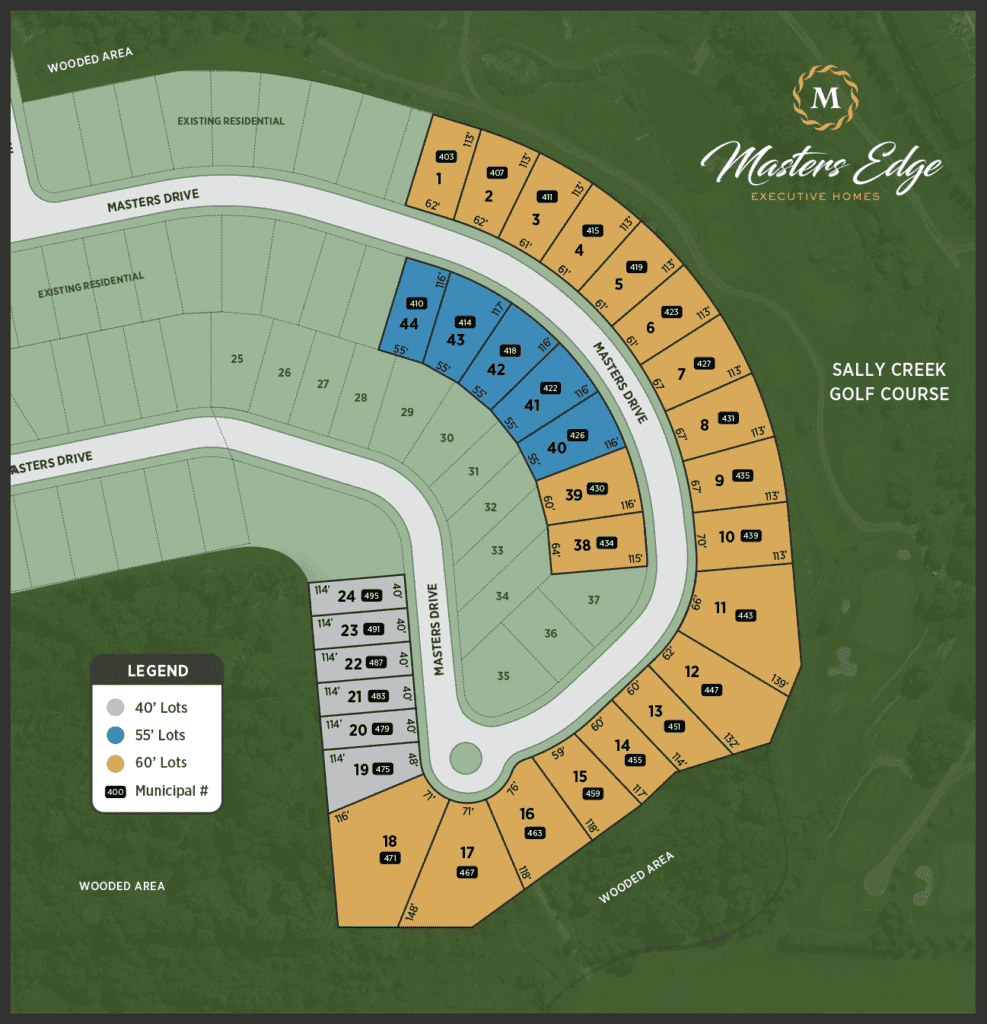 Masters Edge Executive Homes Sally Creek Lifestyle Homes